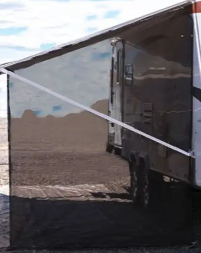RV AWNING SIDE SHADE 9'X7'