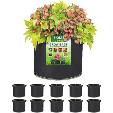 SUNAREA® 10-PACK 7-GALLONS GROW BAGS