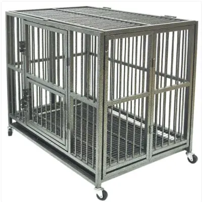 49'' HEAVY FOLDING DOG CAGE
