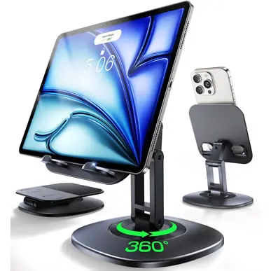 NICEGRET® FOLDABLE 360° ROTATING TABLET STAND