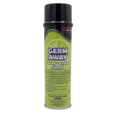 GERM AWAY FOAMING GERMICIDAL CLEANER, 18OZ