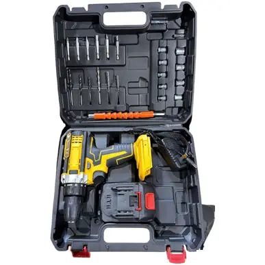 BRANDED CORDLESS DRILL SET WITH BATTERY