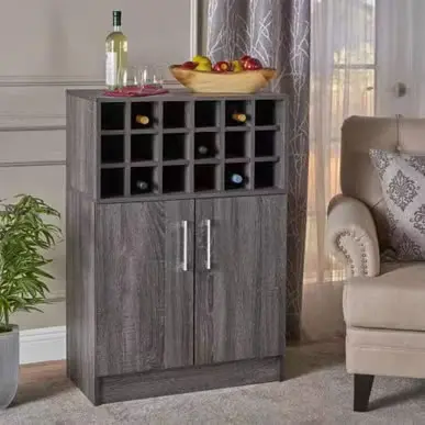 CONTEMPORARY DESIGN WINE BAR CABINET