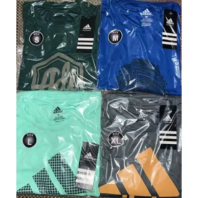 ADIDAS MEN'S COTTON & POLYESTER TEES